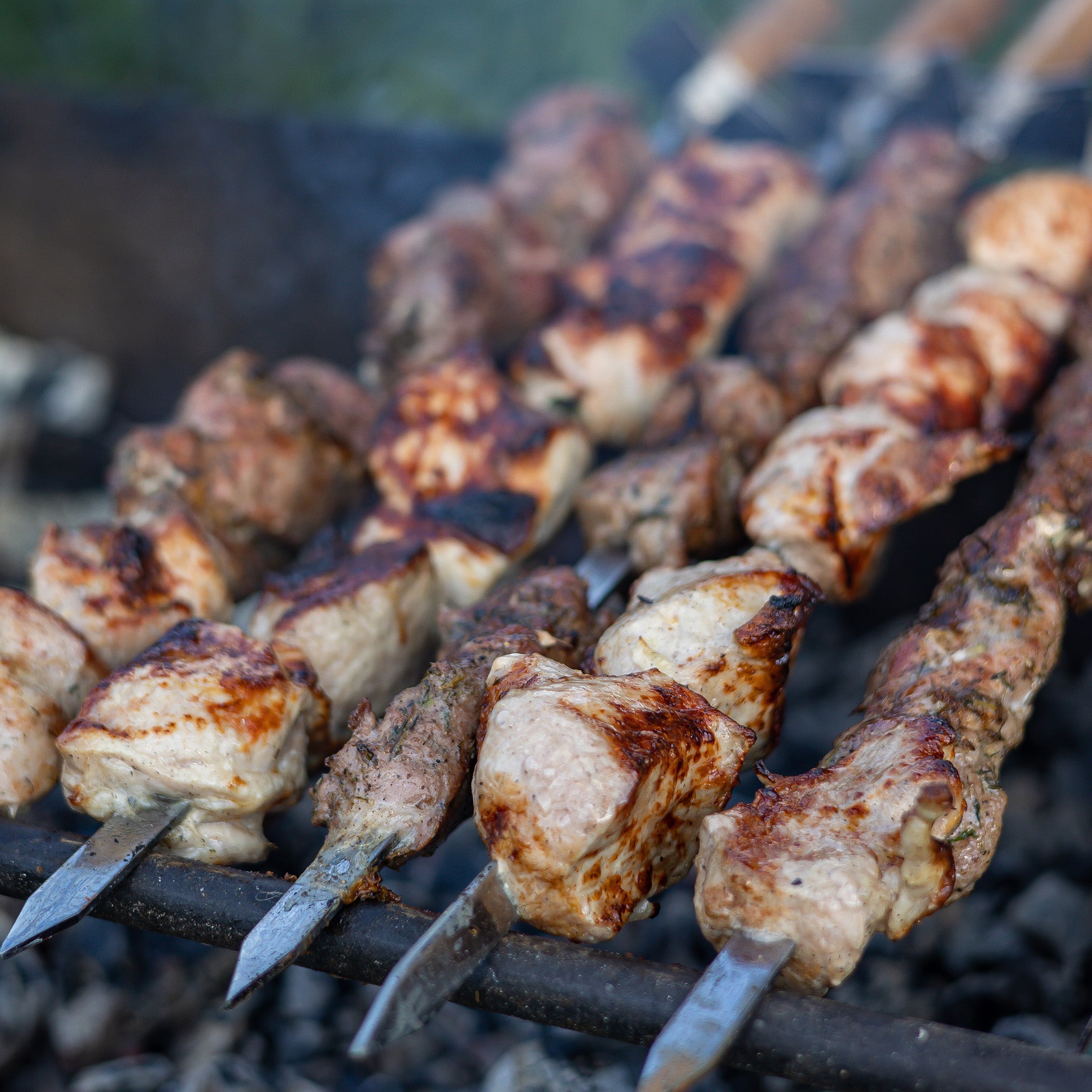 Schaschlik mit Mayonnaise und Ketchup 2000 g – Шашлык с майонезом и кетчупом
